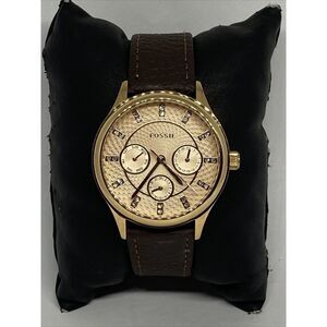Fossil Modern Sophisticate BQ1561 Women's Brown Leather Analog Dial Watch EY522